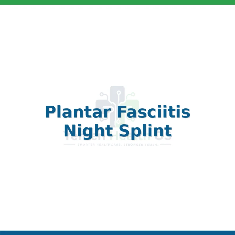 Plantar Fasciitis Night Splint