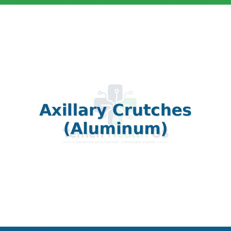 Axillary Crutches (Aluminum)