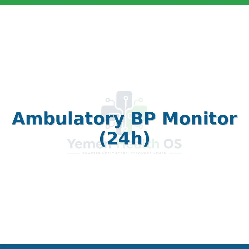 Ambulatory BP Monitor (24h)