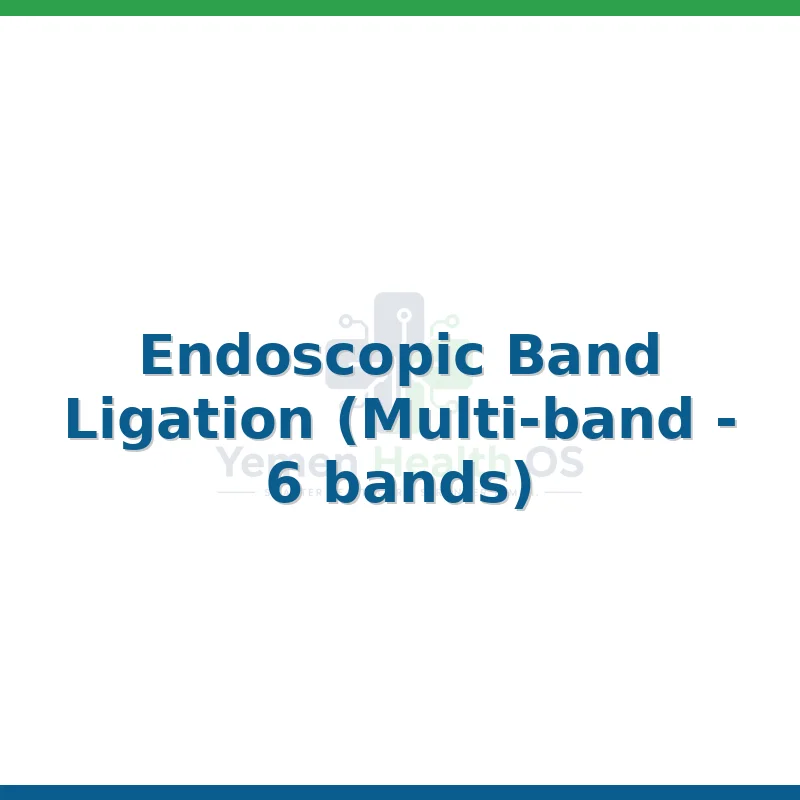 Endoscopic Band Ligation (Multi-band - 6 bands)