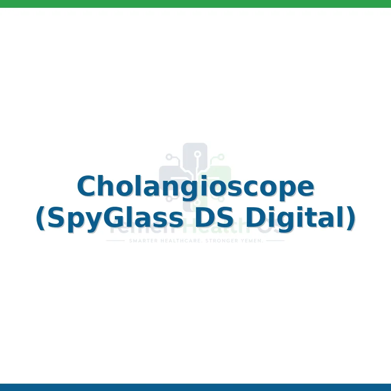 Cholangioscope (SpyGlass DS Digital)