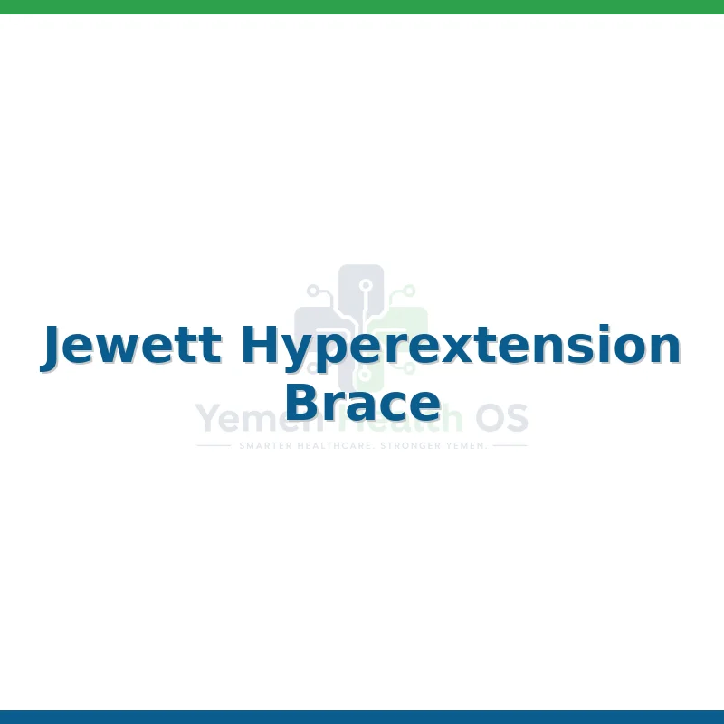 Jewett Hyperextension Brace