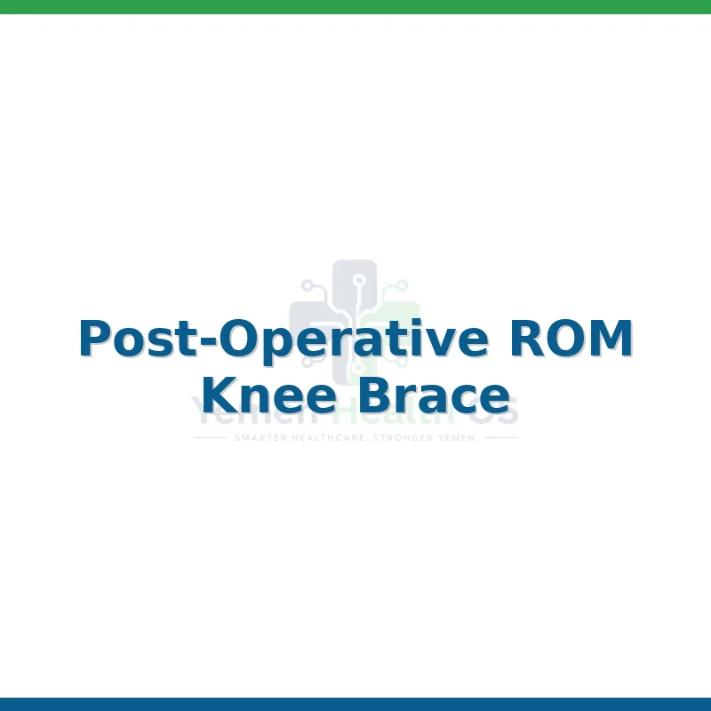 Post-Operative ROM Knee Brace