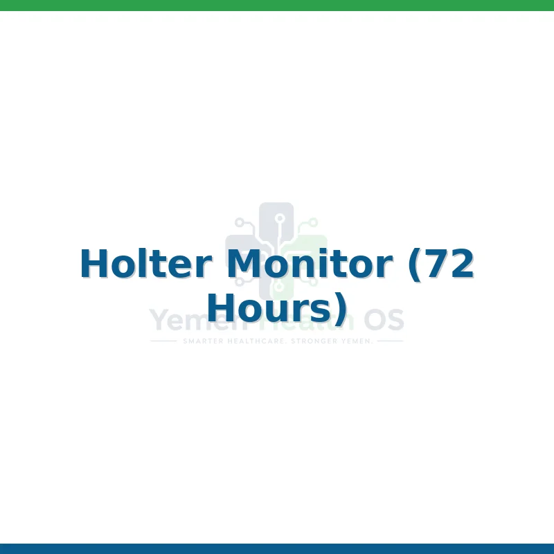 Holter Monitor (72 Hours)