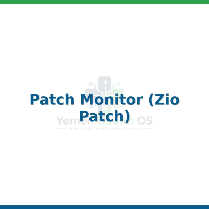 Patch Monitor (Zio Patch)