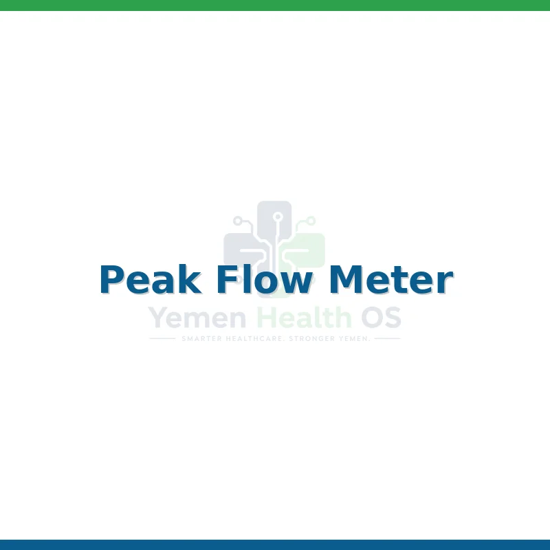 Peak Flow Meter