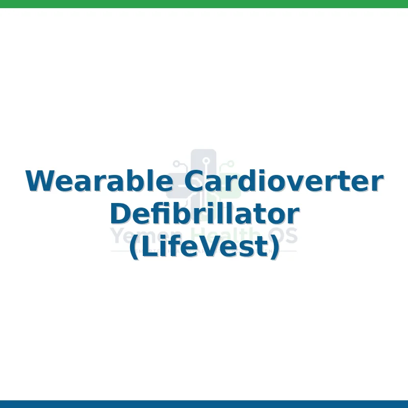 Wearable Cardioverter Defibrillator (LifeVest)