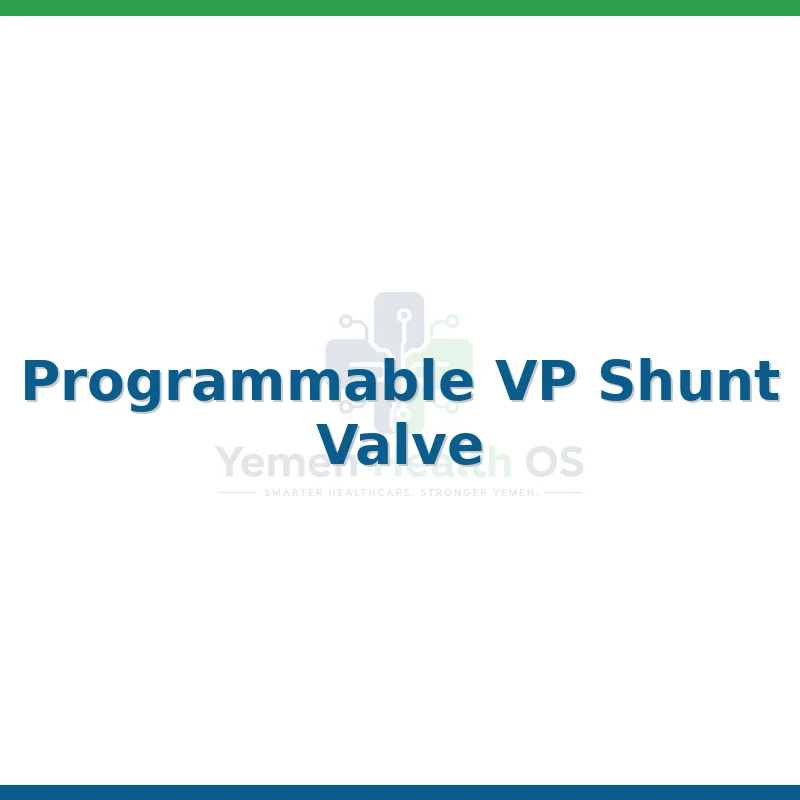 Programmable VP Shunt Valve