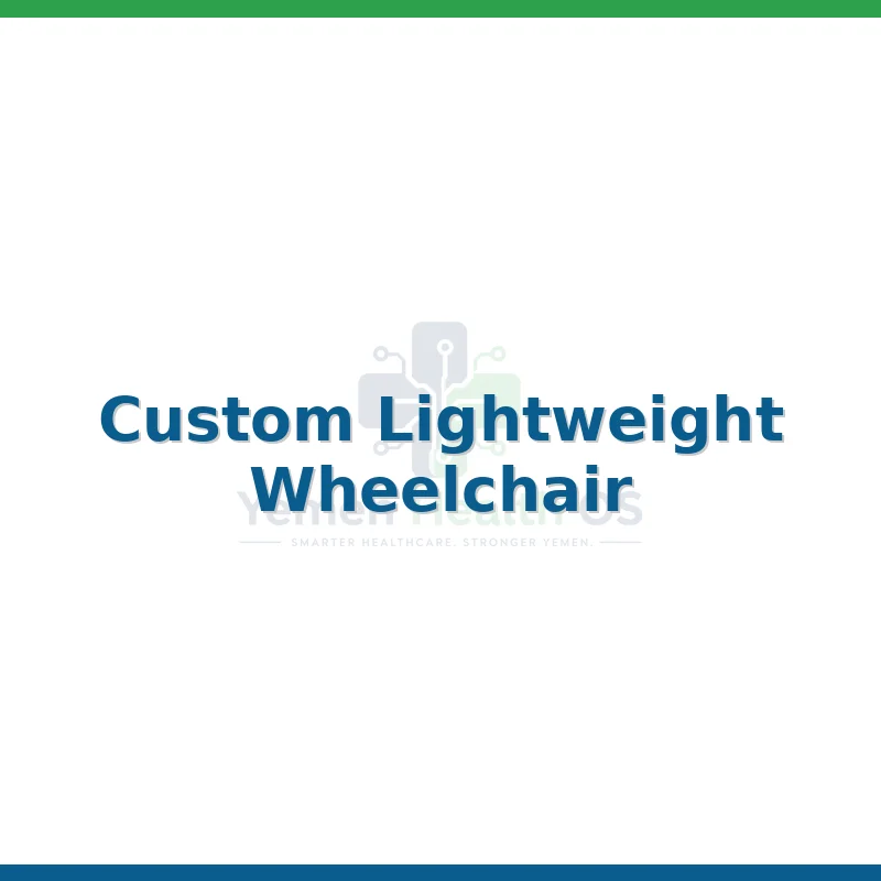 Custom Lightweight Wheelchair