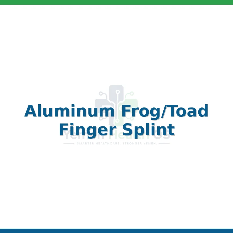 Aluminum Frog/Toad Finger Splint
