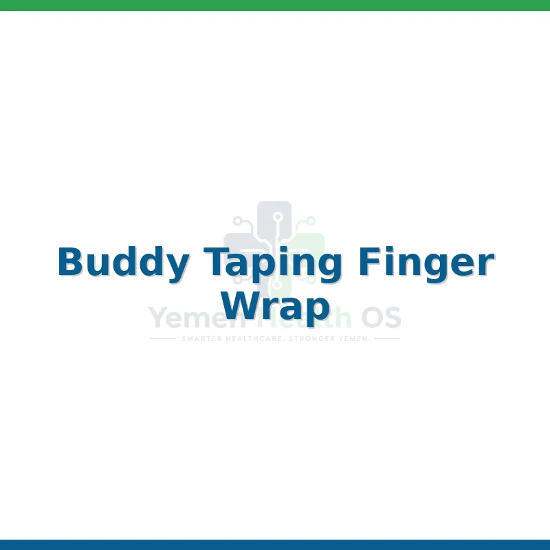 Buddy Taping Finger Wrap