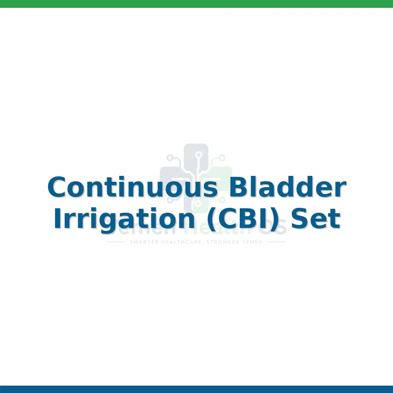 Continuous Bladder Irrigation (CBI) Set