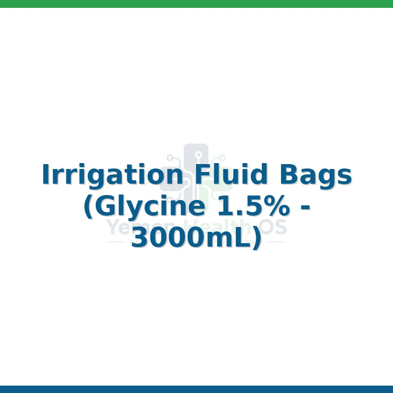 Irrigation Fluid Bags (Glycine 1.5% - 3000mL)