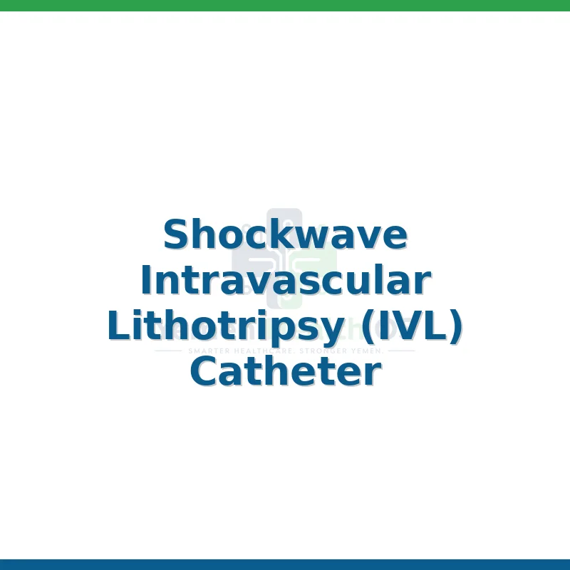 Shockwave Intravascular Lithotripsy (IVL) Catheter