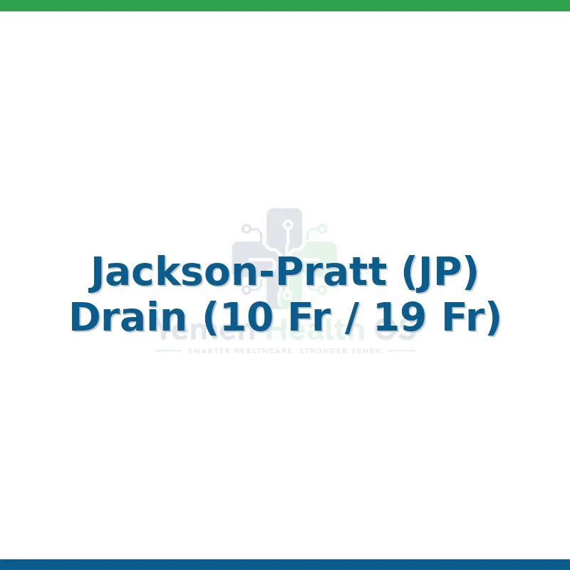 Jackson-Pratt (JP) Drain (10 Fr / 19 Fr)