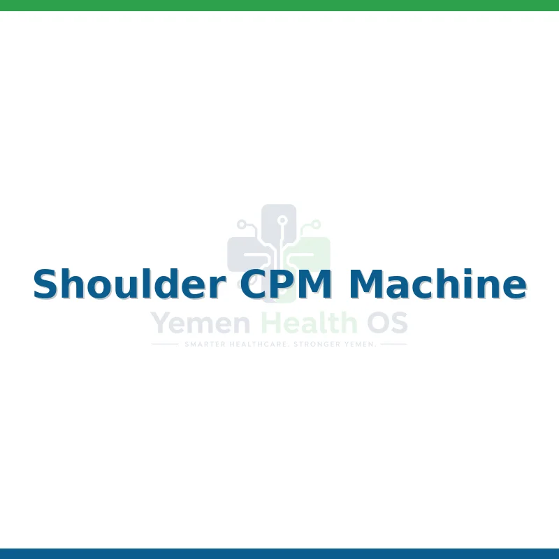 Shoulder CPM Machine