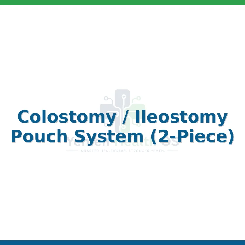Colostomy / Ileostomy Pouch System (2-Piece)