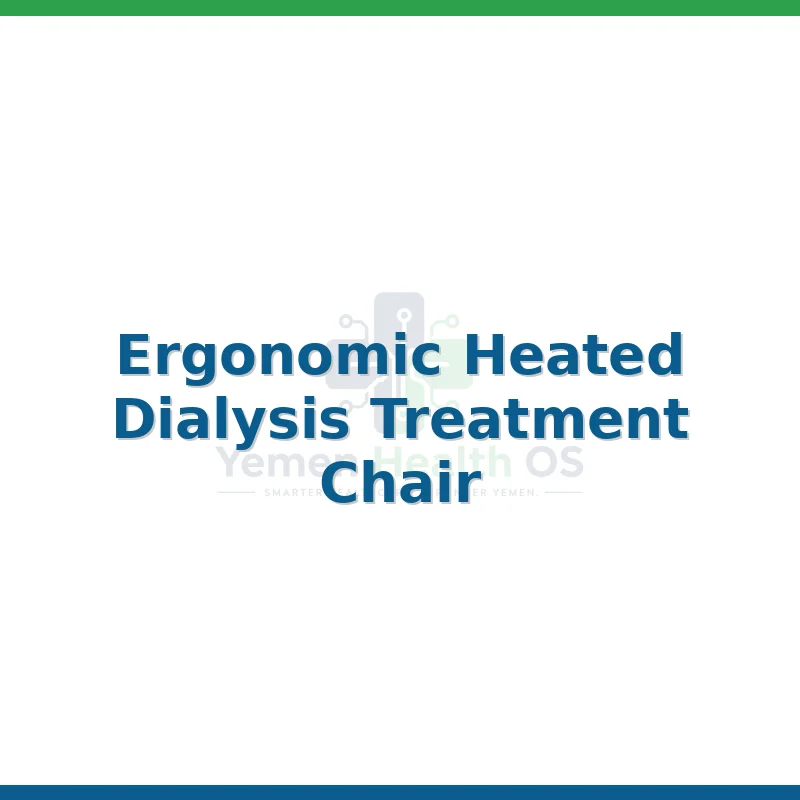 Ergonomic Heated Dialysis Treatment Chair