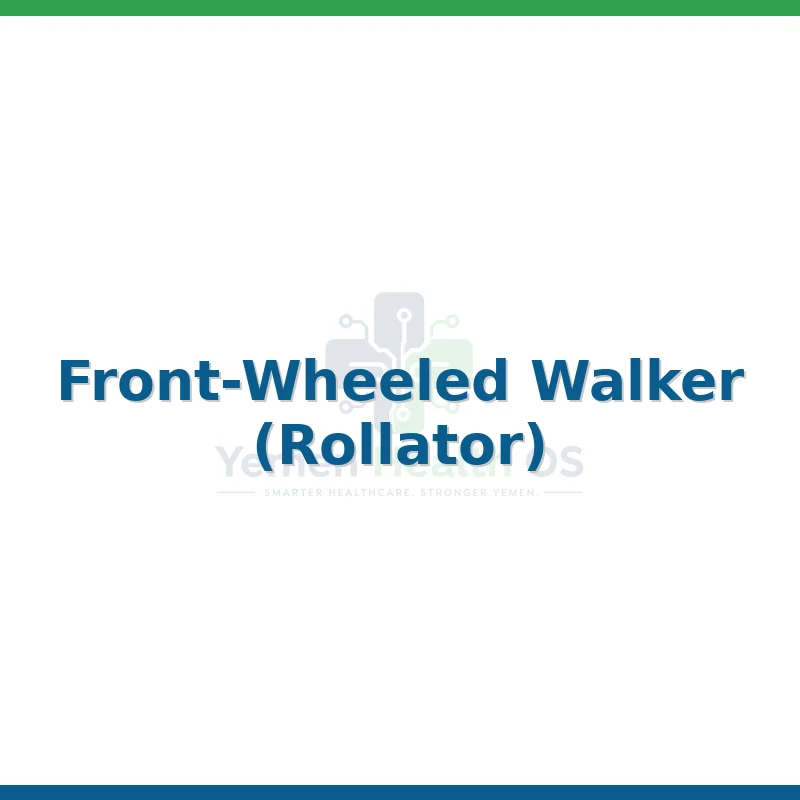 Front-Wheeled Walker (Rollator)