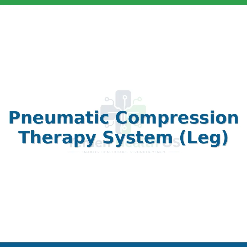 Pneumatic Compression Therapy System (Leg)