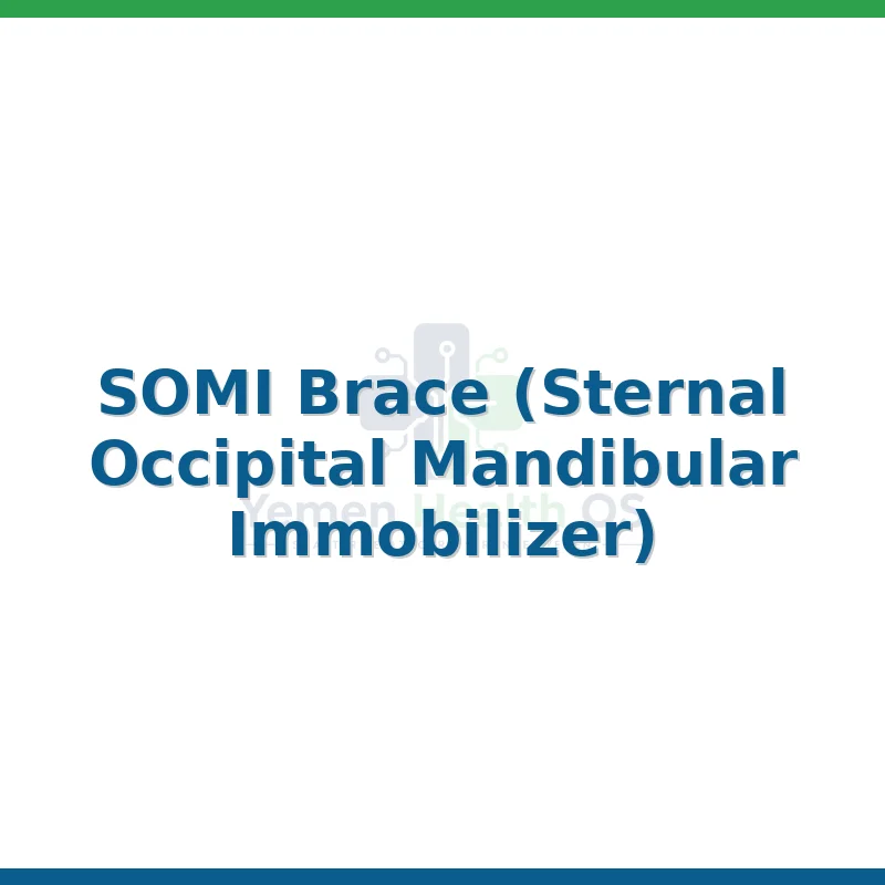 SOMI Brace (Sternal Occipital Mandibular Immobilizer)
