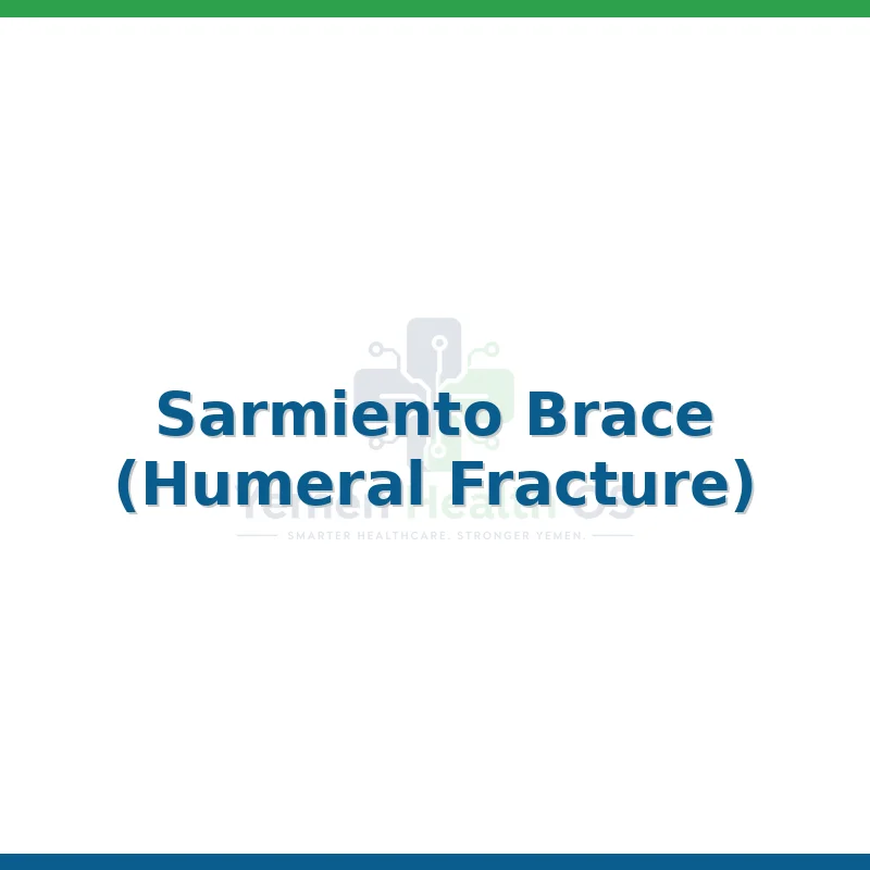 Sarmiento Brace (Humeral Fracture)