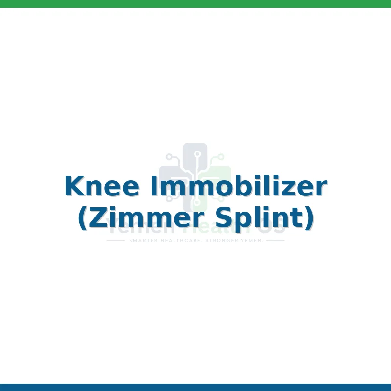 Knee Immobilizer (Zimmer Splint)