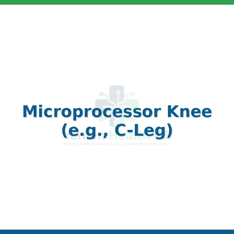 Microprocessor Knee (e.g., C-Leg)