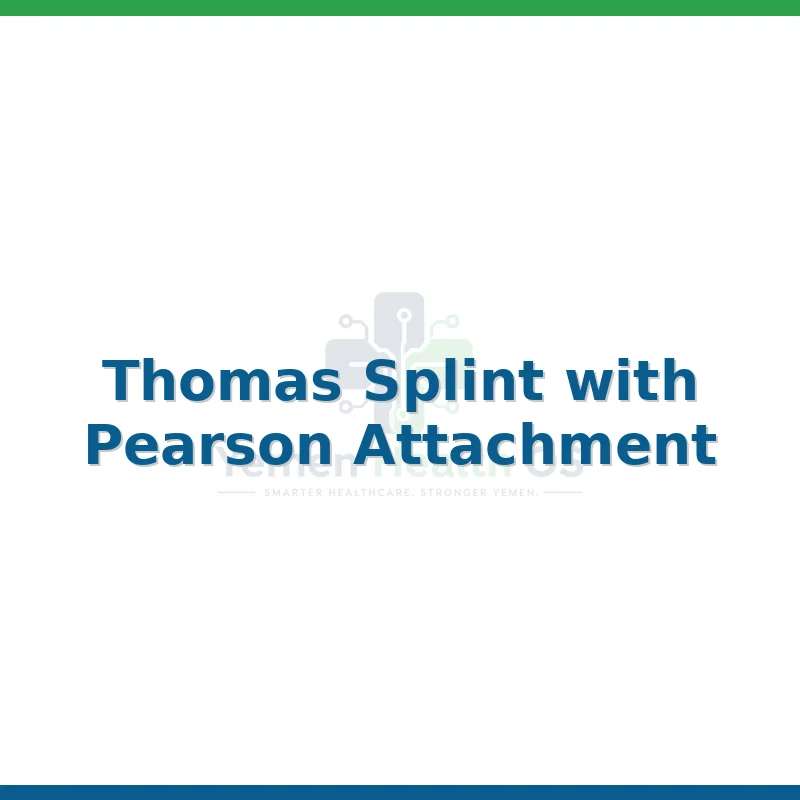 Thomas Splint with Pearson Attachment