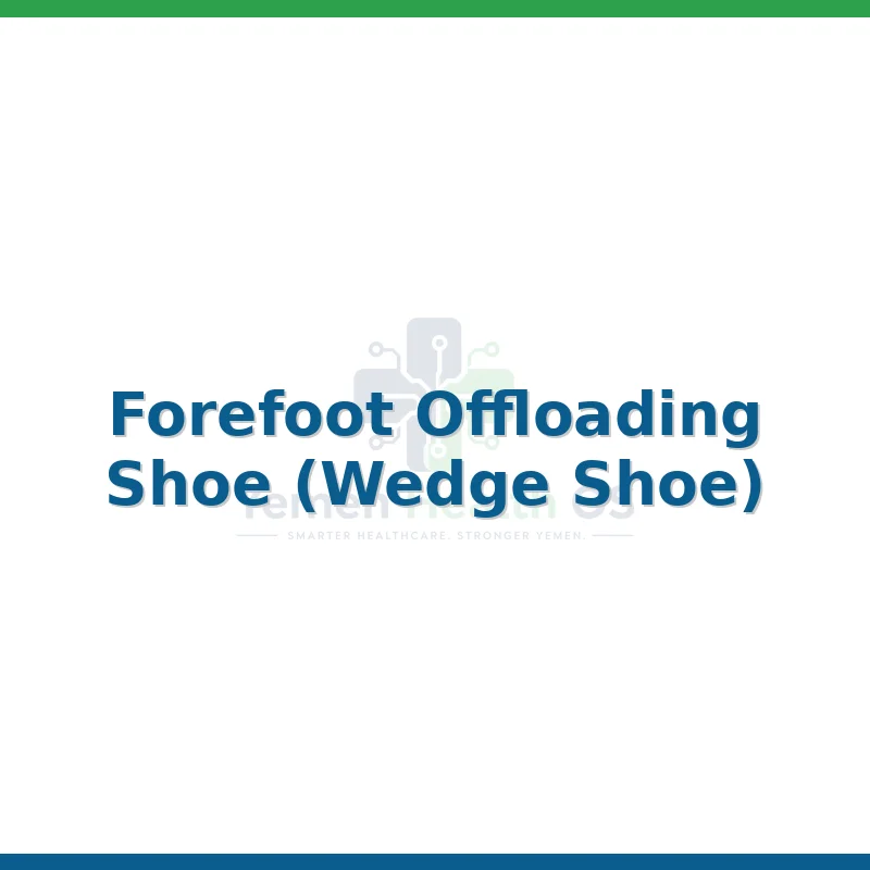 Forefoot Offloading Shoe (Wedge Shoe)