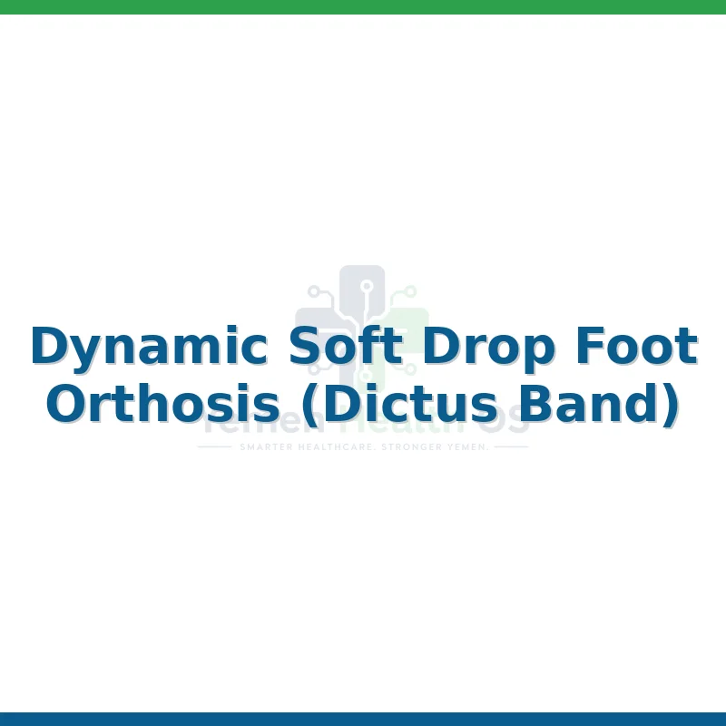 Dynamic Soft Drop Foot Orthosis (Dictus Band)