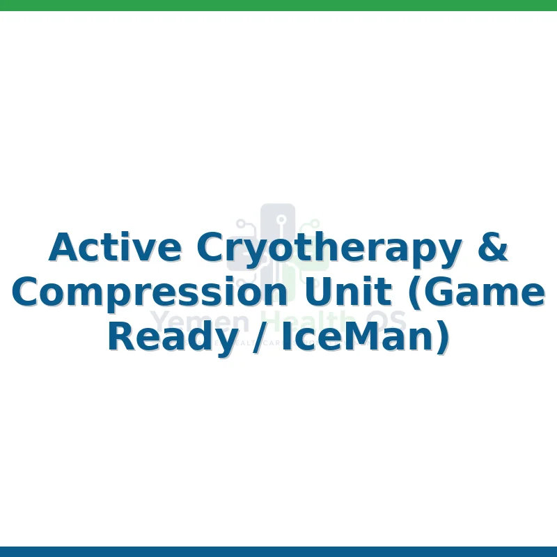 Active Cryotherapy & Compression Unit (Game Ready / IceMan)