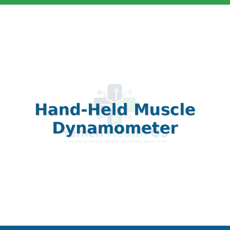 Hand-Held Muscle Dynamometer