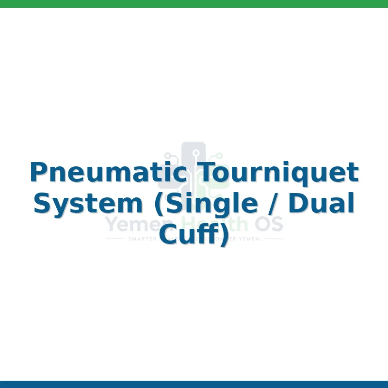 Pneumatic Tourniquet System (Single / Dual Cuff)