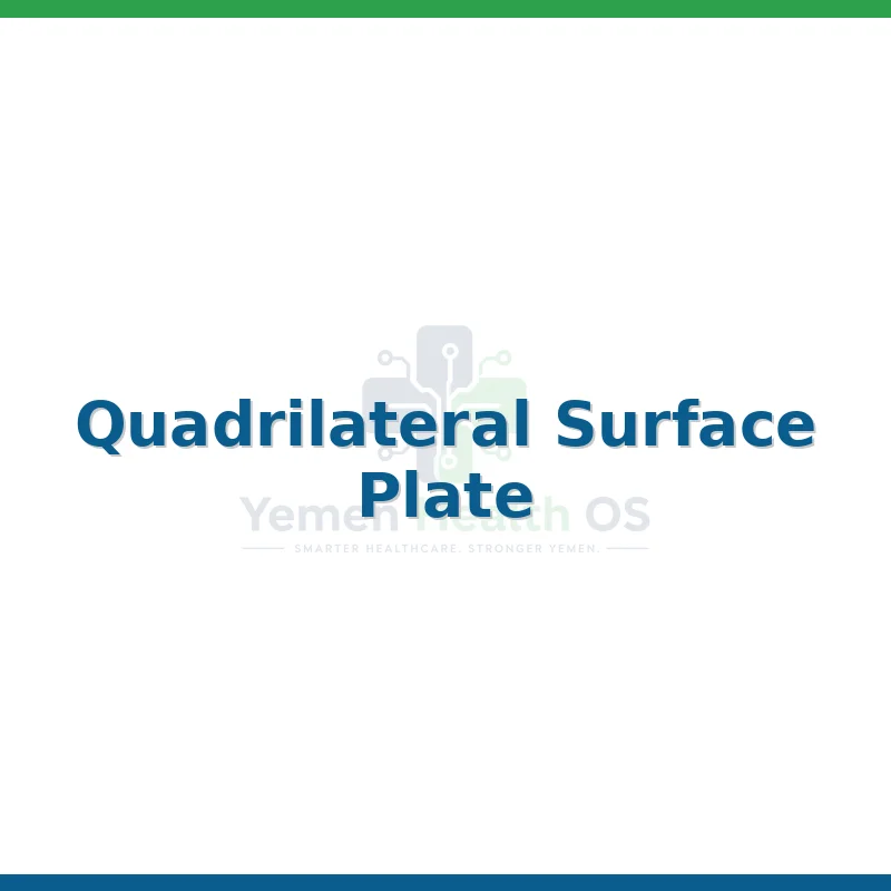 Quadrilateral Surface Plate