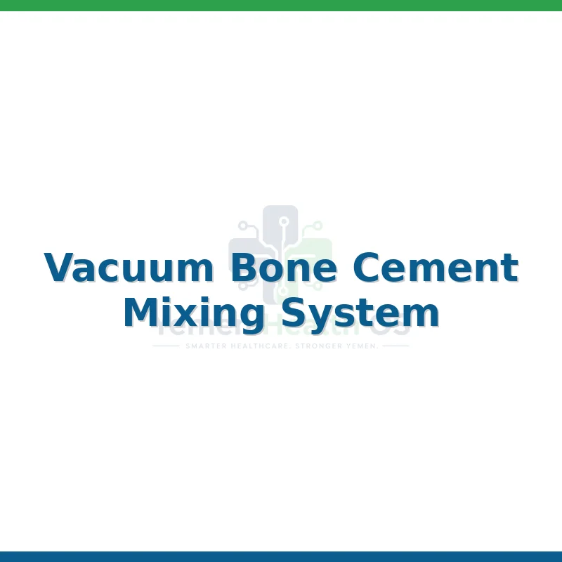 Vacuum Bone Cement Mixing System