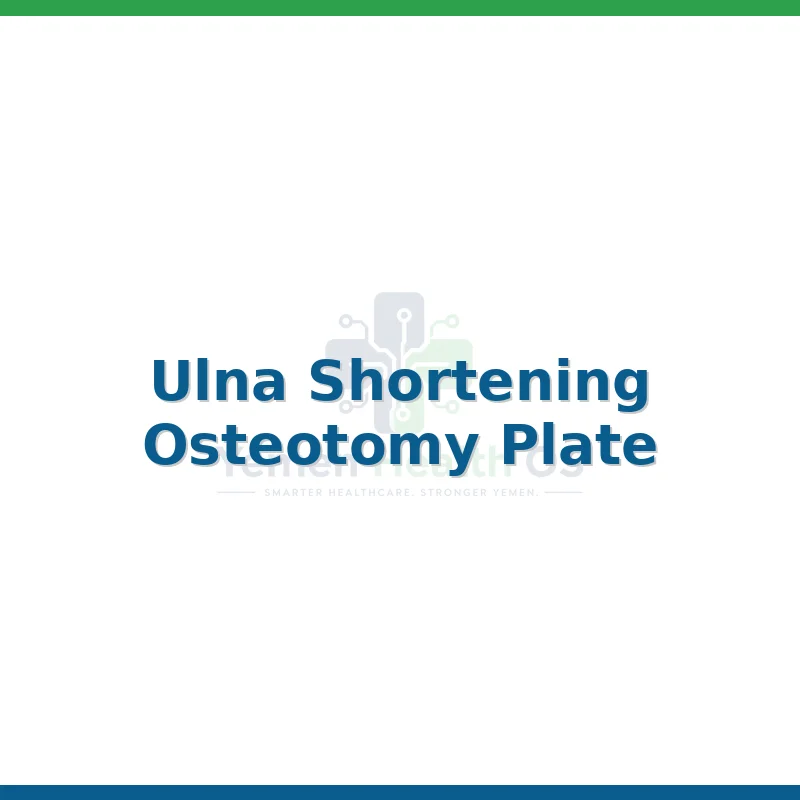 Ulna Shortening Osteotomy Plate
