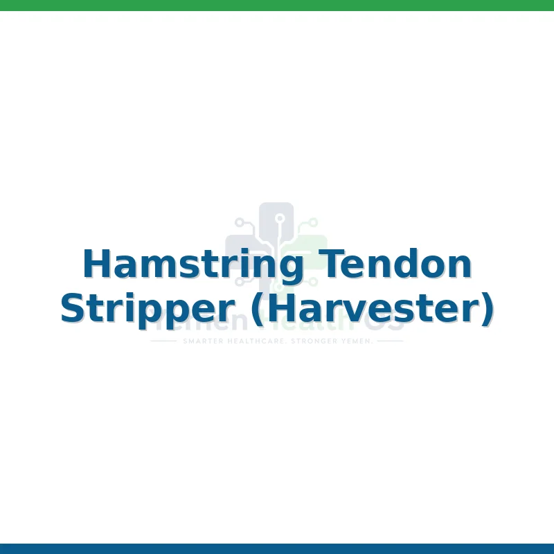 Hamstring Tendon Stripper (Harvester)