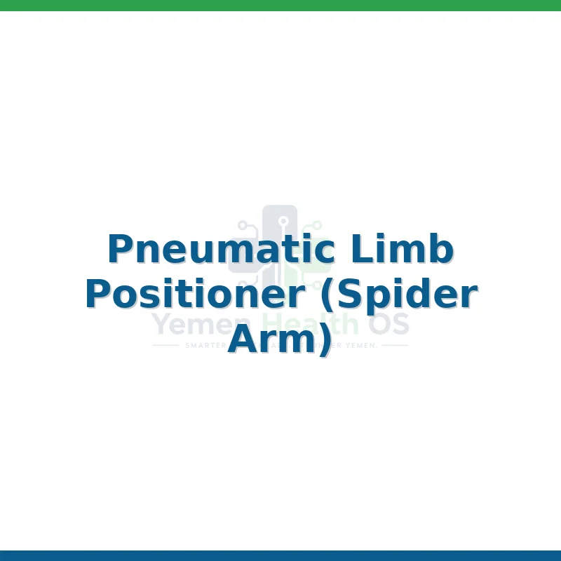 Pneumatic Limb Positioner (Spider Arm)