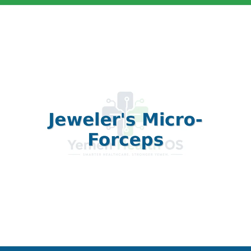 Jeweler's Micro-Forceps