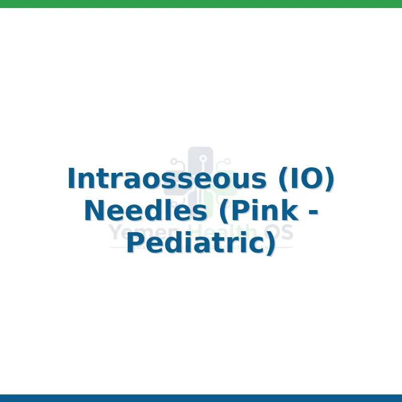Intraosseous (IO) Needles (Pink - Pediatric)