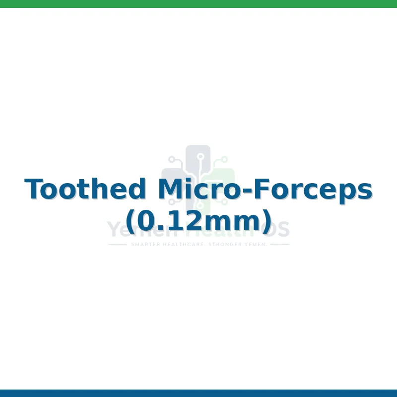 Toothed Micro-Forceps (0.12mm)