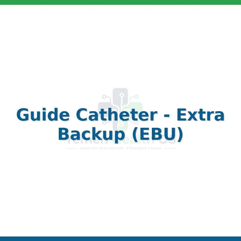 Guide Catheter - Extra Backup (EBU)