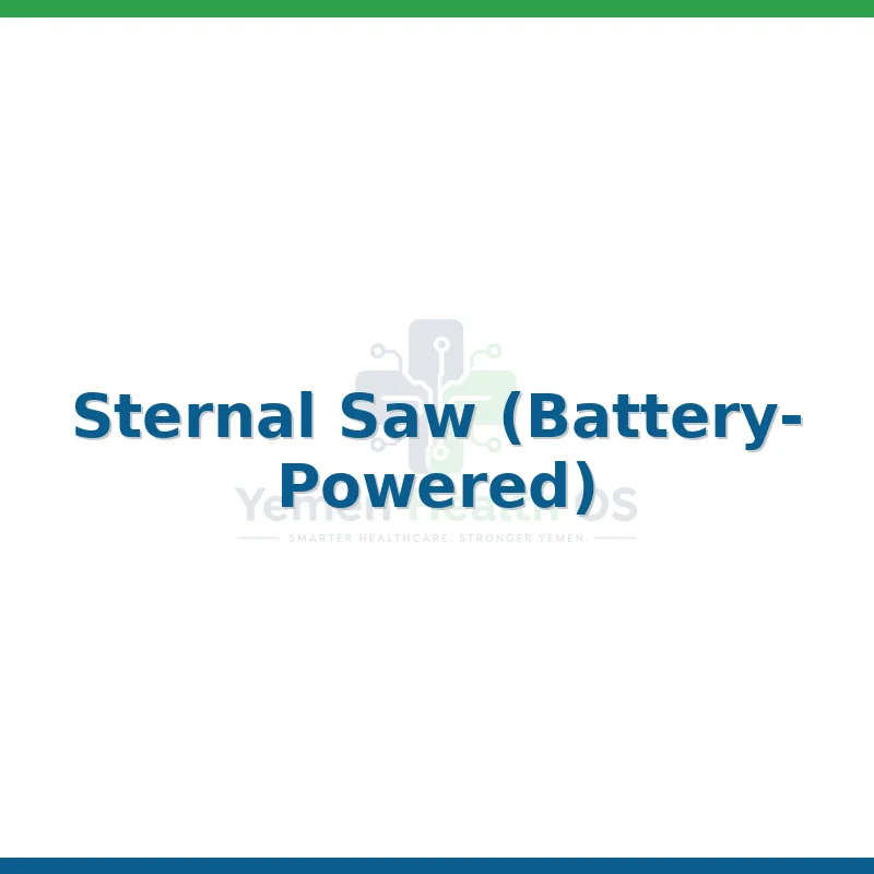 Sternal Saw (Battery-Powered)