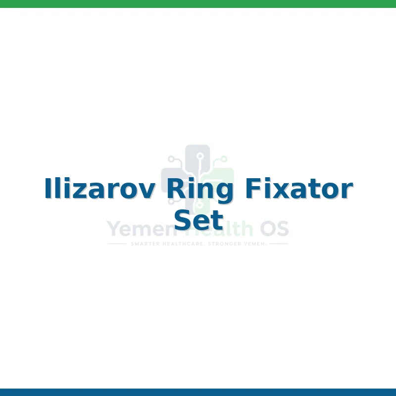 Ilizarov Ring Fixator Set