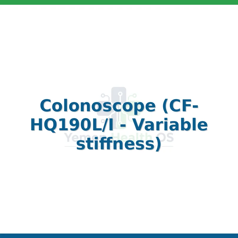 Colonoscope (CF-HQ190L/I - Variable stiffness)