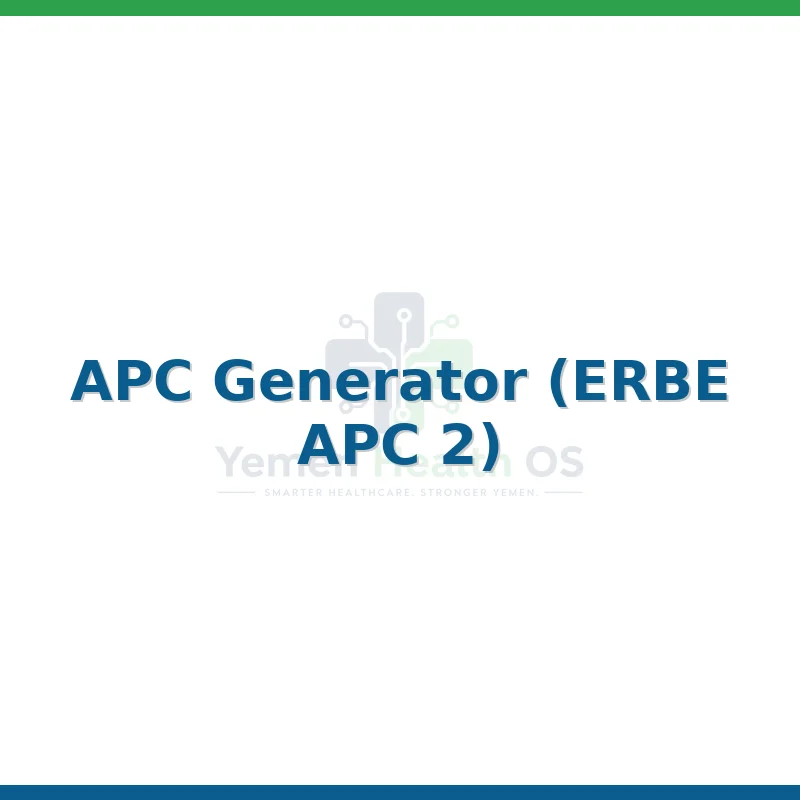 APC Generator (ERBE APC 2)