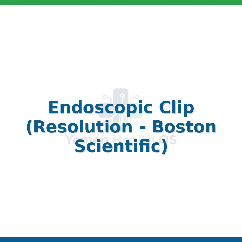 Endoscopic Clip (Resolution - Boston Scientific)