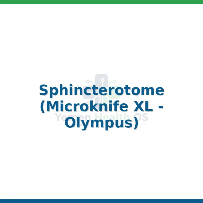 Sphincterotome (Microknife XL - Olympus)