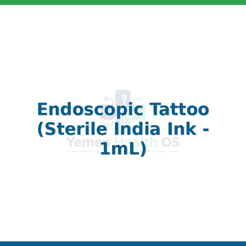 Endoscopic Tattoo (Sterile India Ink - 1mL)